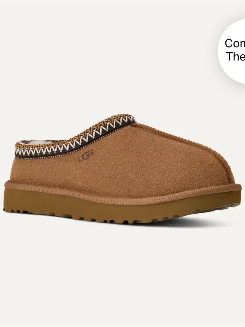 UGG Tazman Chestnut clogs